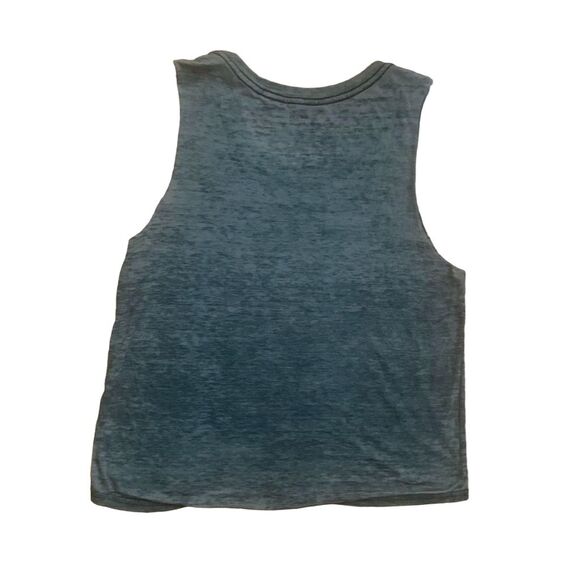 Hurley Women's Tank Top Large Gray Winged Logo Graphic Casual Workout Beach - Picture 2 of 3